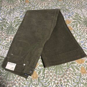 J. Crew NWT '96 Olive Green Corduroy Wide Leg Trouser 25